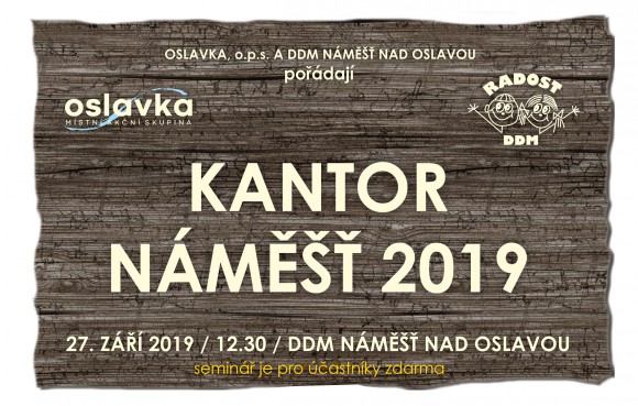 KANTOR NÁMĚŠŤ 2019 KANTOR NÁMĚŠŤ 2019